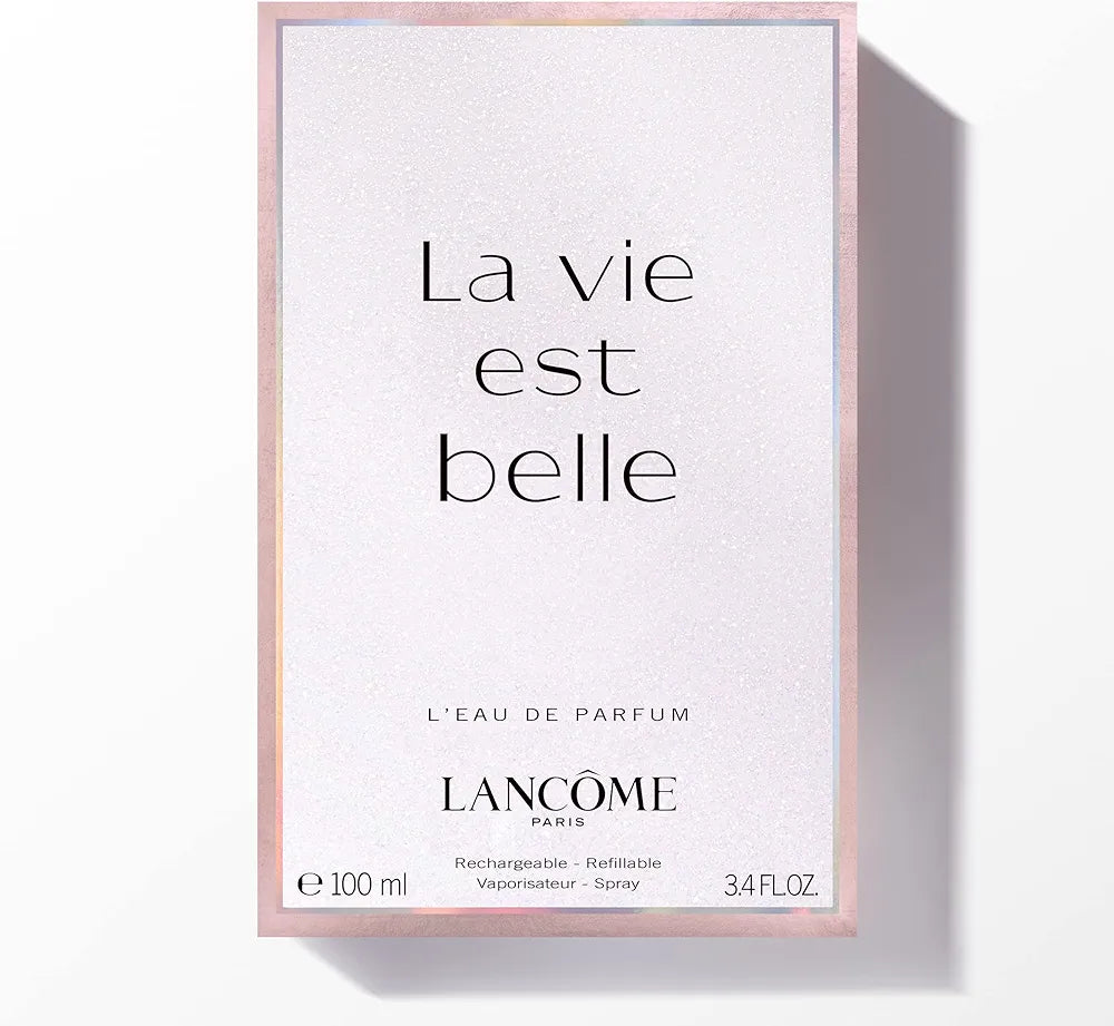 Lancôme La Vie Est Belle Eau de Parfum - Long Lasting Fragrance with Notes of Iris, Earthy Patchouli, Warm Vanilla & Spun Sugar - Floral & Sweet Women's Perfume